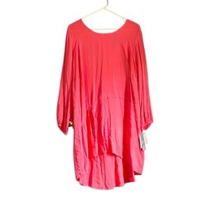 NWT-Melissa McCarthy Pink Midi Dress